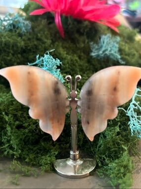 Agate crystal wing Butterfly